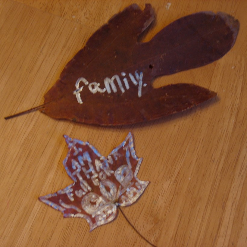Thankfulness Leaves
